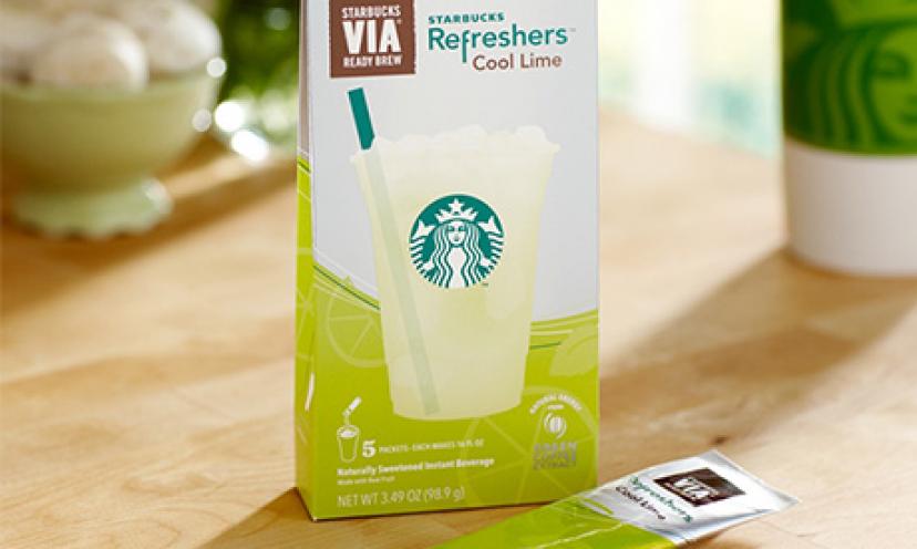 Save $1.50 on Starbucks VIA Refreshers!