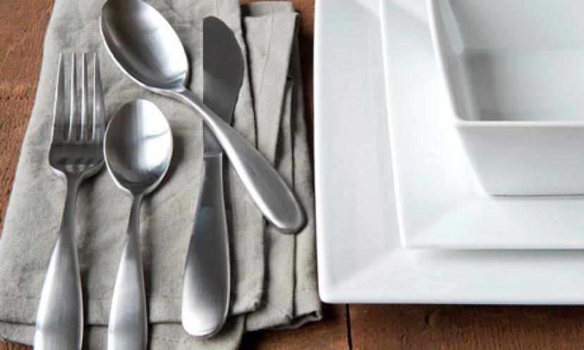Save 52% On The Towle 20-Piece Luxor Flatware Set!
