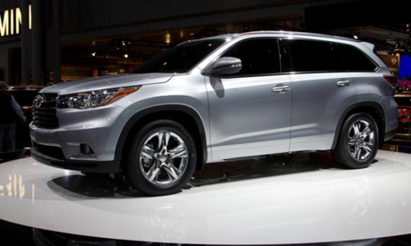 Enter For Your Chance To Win a 2014 Toyota Highlander And More!