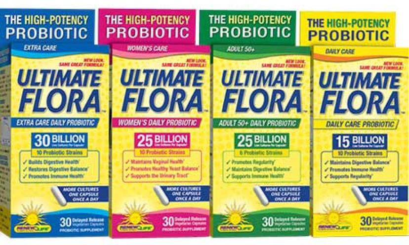 Improve Digestive Health with Ultimate Flora Probiotics – $3.00 Off!