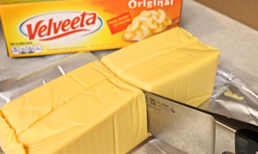 Enjoy $1 Off Velveeta Cheese!