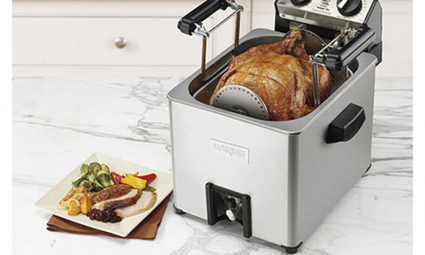 Save 49% on the Waring Pro Professional Rotisserie Turkey Fryer/Steamer!