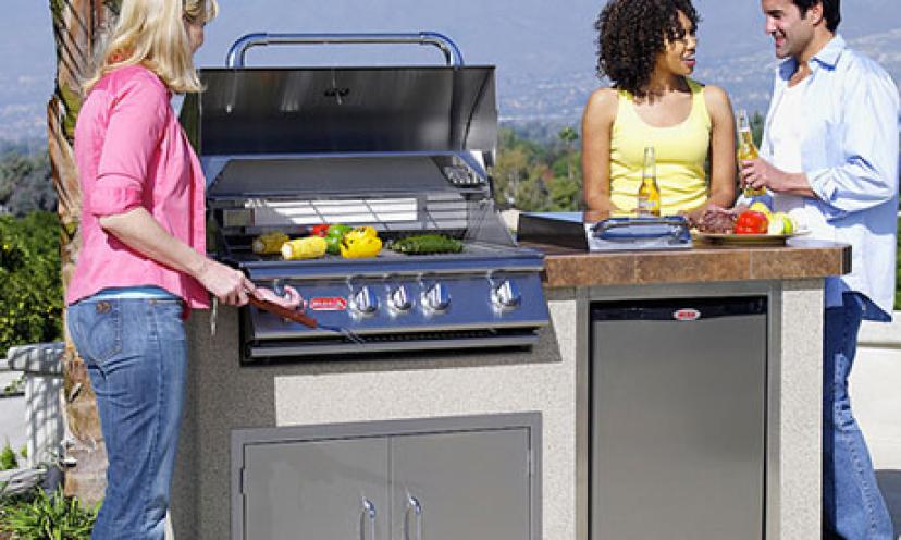 Enter The Bob Vila $6K Outdoor Kitchen Give-Away And Win The Bull Jr. Octi-Q Grill Island!