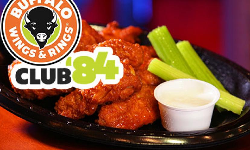 Get Freebies and Coupons From Buffalo Wings & Rings!