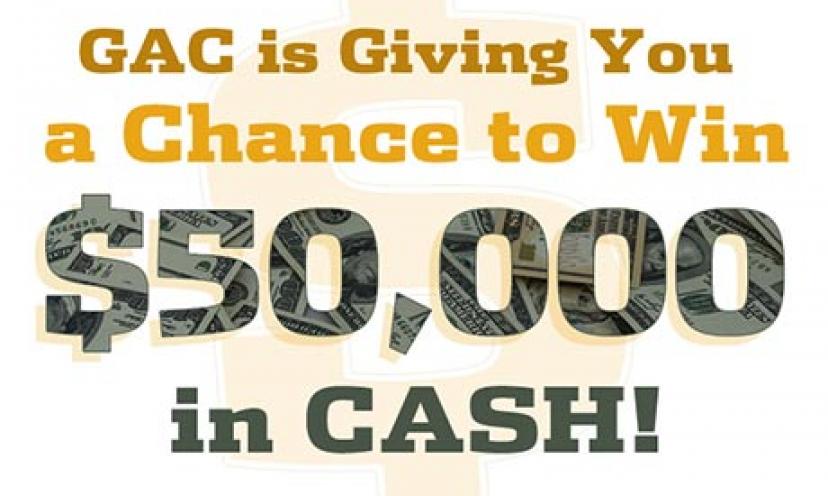 Enter now to win $50,000 in cash!