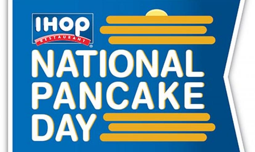Get a free stack of pancakes from iHop!