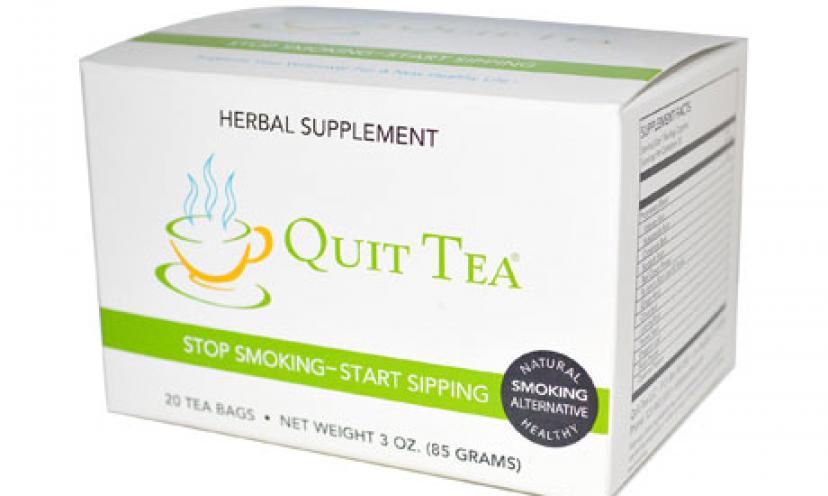 Quit Smoking Now With a FREE Quit Tea Sample!