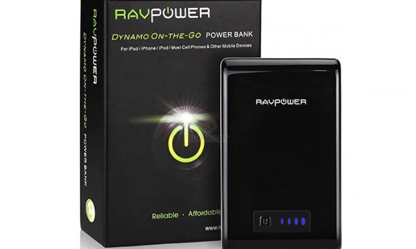 Enjoy 51% Off The RAVPower Dynamo-On-the-Go External Battery Pack!