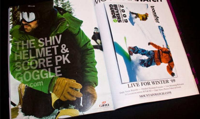 Receive a FREE Subscription to Snowboard Magazine!