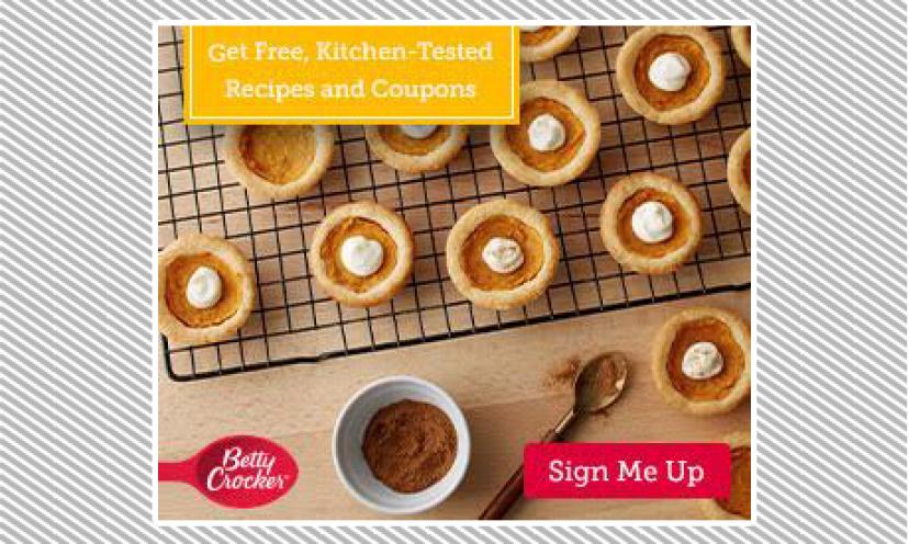 Get Your FREE Betty Crocker Recipes, Coupons, and Samples!