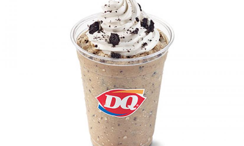 Get a FREE Oreo Frappe at Dairy Queen Today ONLY!