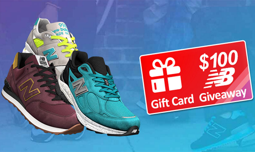Enter For Your Chance To Win A 100 New Balance Gift Card
