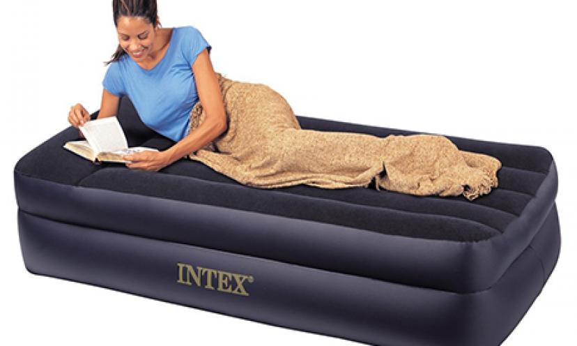 Save 45% on the Intex Pillow Rest Raised Air Mattress!