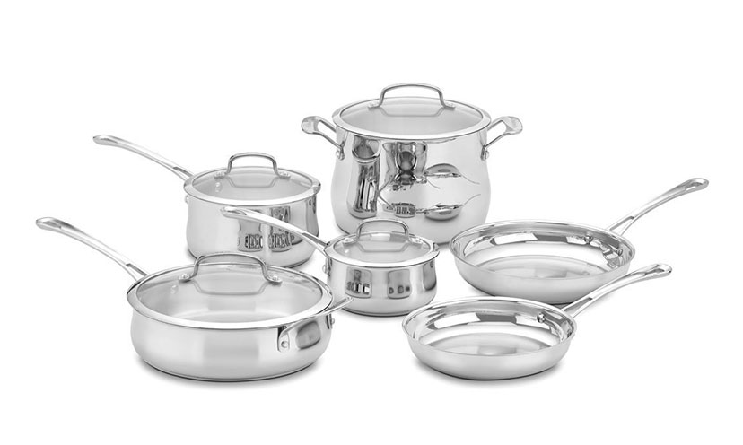 Save Over $300 Off On a Cuisinart Cookware Set!