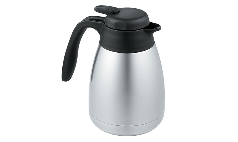 Save 37% Off On A Thermos Vacuum Insulated Stainless Steel Carafe!