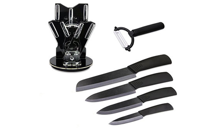 Save 67% Off On A Greenmall Six-Piece Ceramic Knife Set!