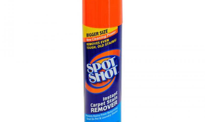 Get $1.00 Off One SPOT SHOT Instant Stain Remover!