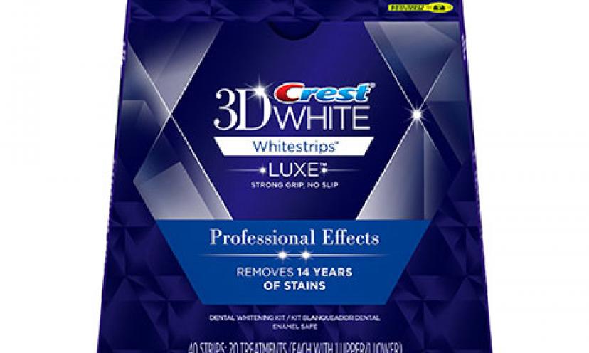 Save 20% on Crest 3D White Strips!