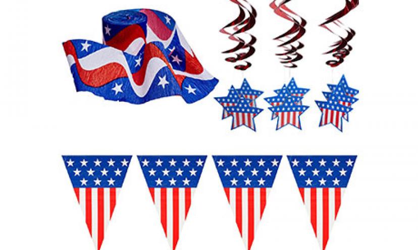 Save 43% on a Patriotic Decoration Pack!