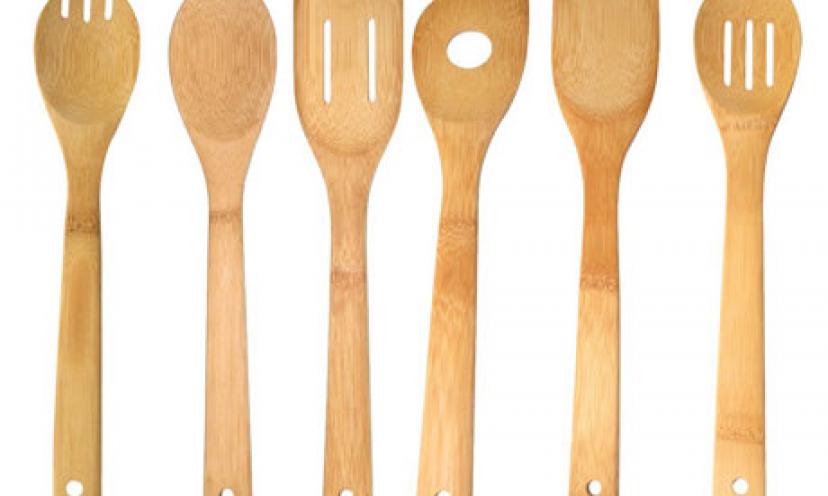 Save 83% Off The Home Basics 6-Piece Kitchen Tool Set!