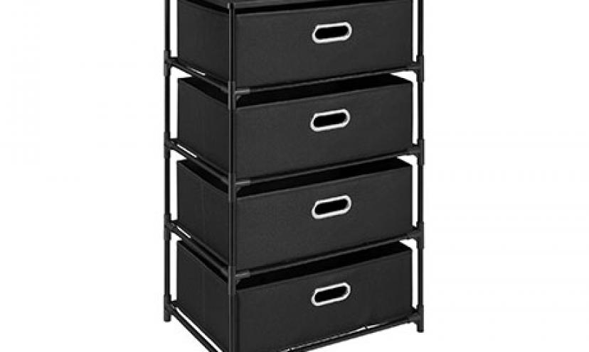 Get 55% Off The Altra Furniture 4-Bin Storage End Table!