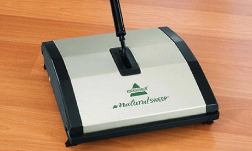 Save 38% Off the BISSELL Natural Sweep Dual Brush Sweeper!