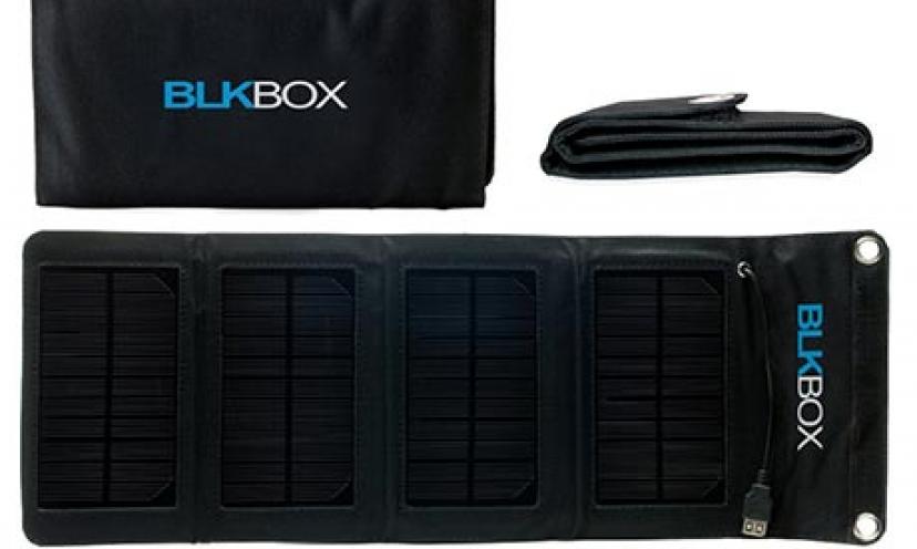 Get the BLKBOX Portable Solar Charger for 71% Off!