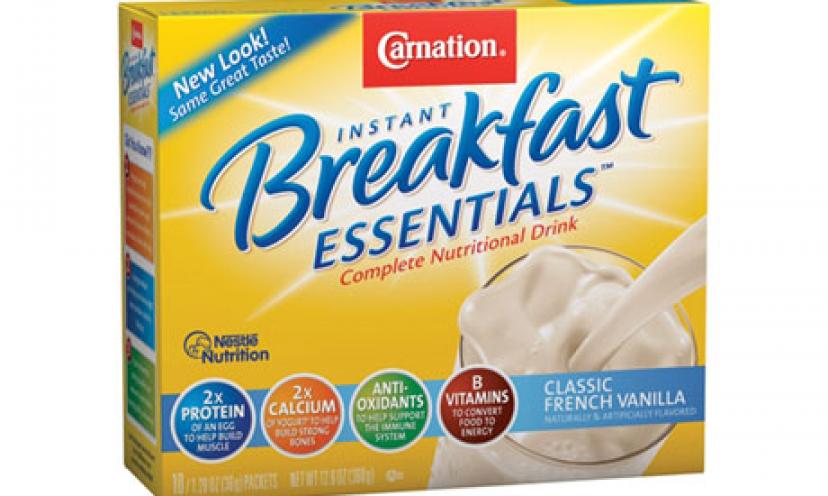 Get $2.00 Off Two Carnation Breakfast Essentials!