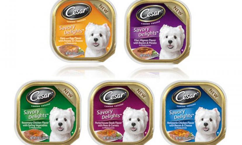 Give Your Friend A Savory Delights® Entrée from Cesar Canine Cuisine For FREE!