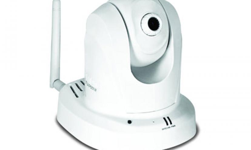 Save 79% Off on the TRENDnet Wireless N PTZ Network Surveillance Camera!