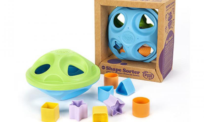 Save on My First Green Toys Shape Sorter!