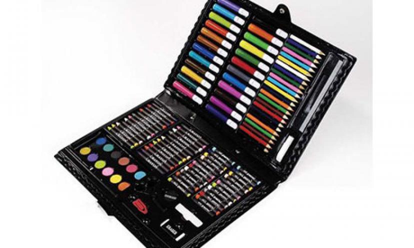 Save 87% on the Darice 120-Piece Deluxe Art Set