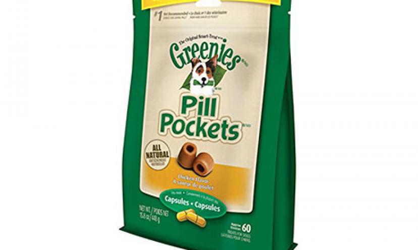 Save Big on Greenies Canine Pill Pockets!