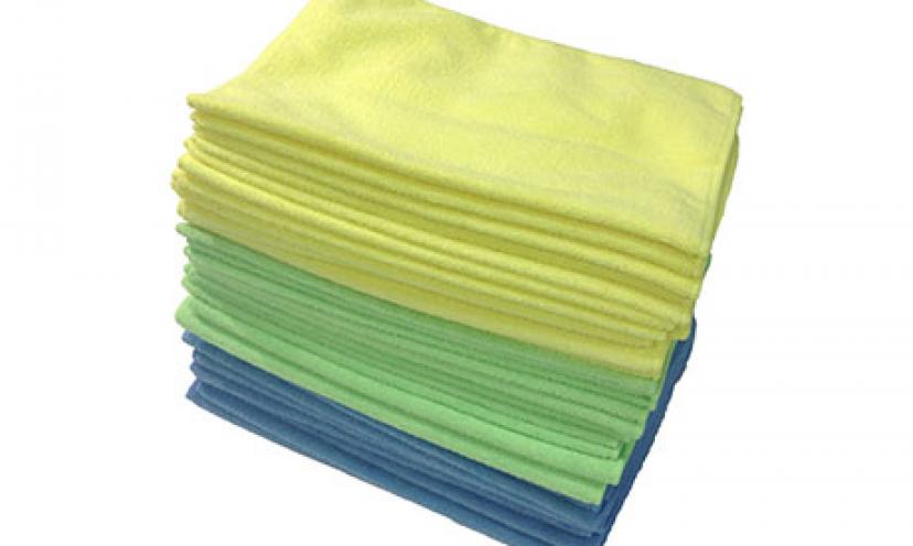 Get a 36-Pack Zwipes Microfiber Cleaning Cloths for 65% Off!