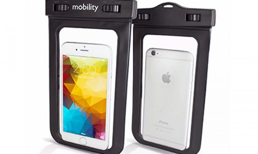 Save 25% on a Mobility Universal Waterproof Phone Case!