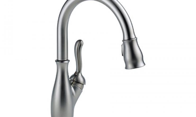 Save $150 Off The Delta Single Handle Pull-Down Kitchen Faucet!