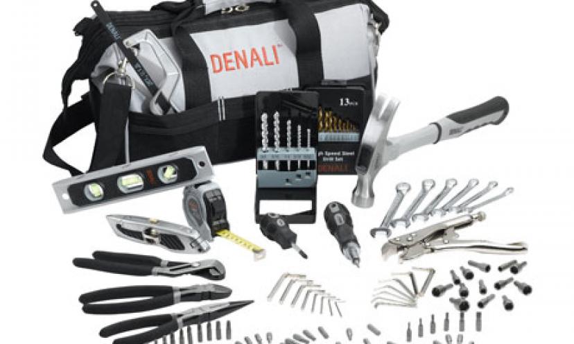 Save 59% Off Denali 115-Piece Home Repair Tool Kit!