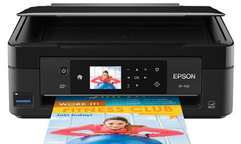 Save 40% Off Epson Expression Home XP-420 Wireless Color Photo Printer!