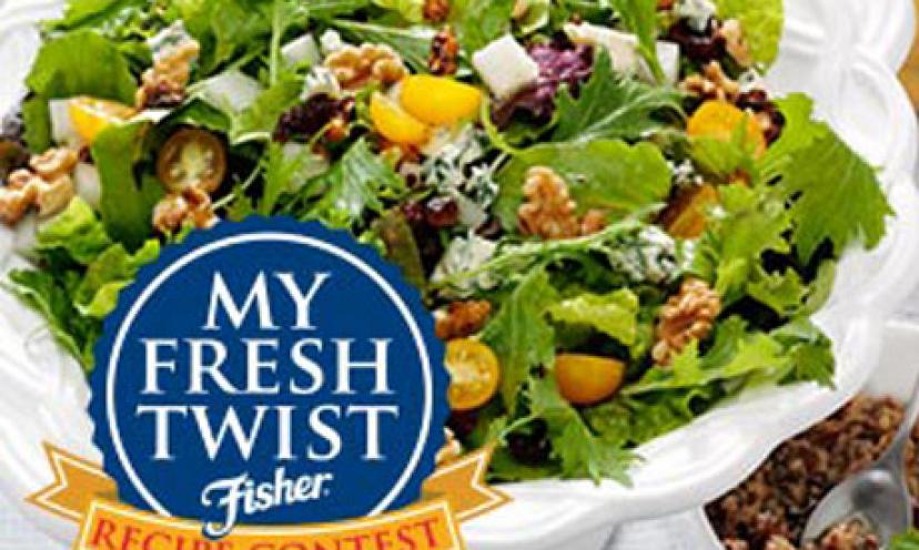 Enter the Fisher Nuts My Fresh Twist Recipe Contest and Win a Trip to NYC!
