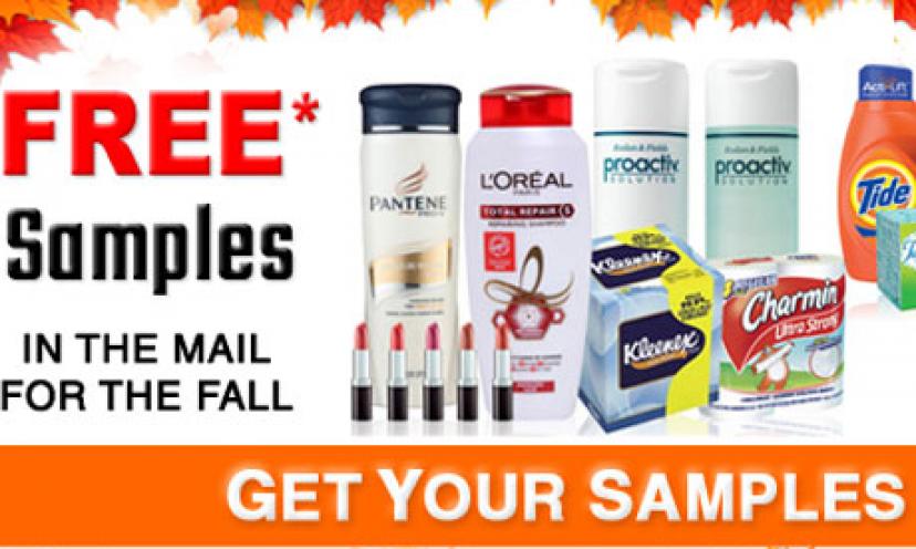 Get free products samples in your mailbox!