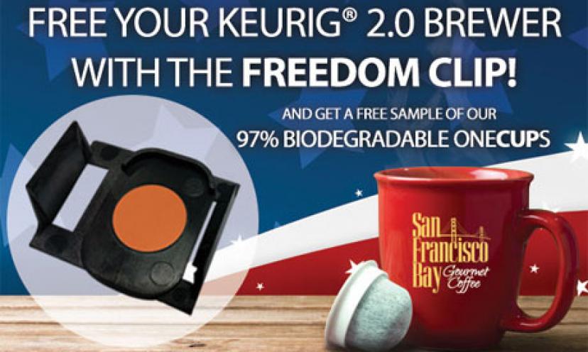 Get a Free Freedom Clip for your Keurig Brewer!