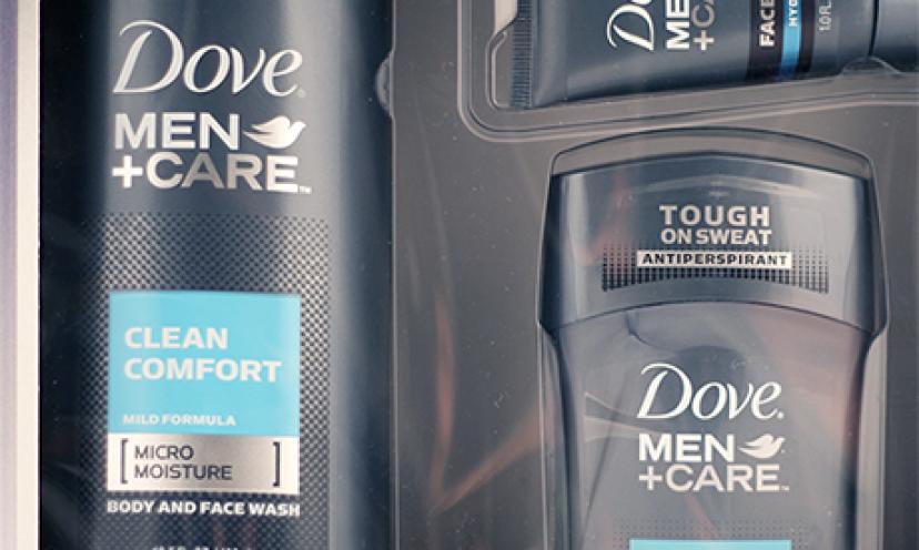Get your FREE Dove Men+Care Products!