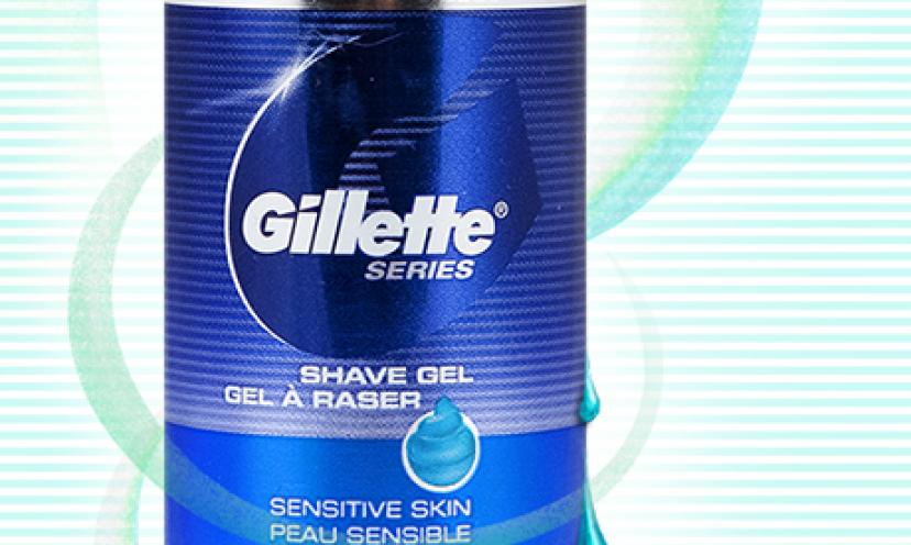 Get a Free Sample of Gillette Shave Gel!