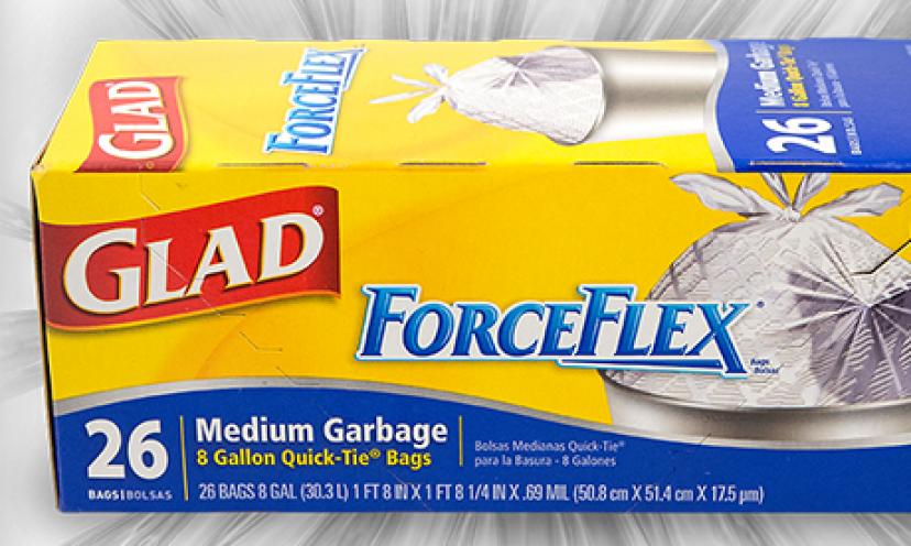 Get your Free Sample of Glad garbage bags!