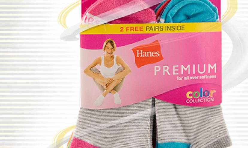 Get a FREE Pack of Hanes Socks!