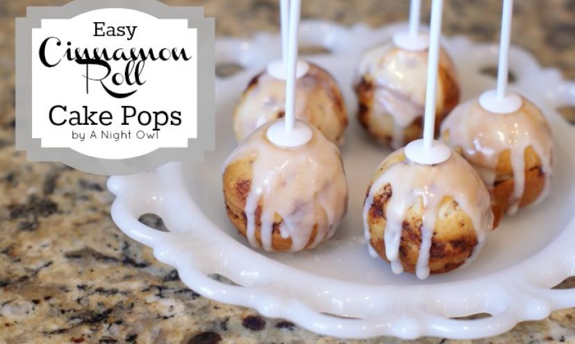 Cinnamon Roll Cake Pops DO Exists! Here’s How To Make Them!