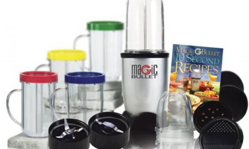 Save 24% on a Magic Bullet Deluxe 26-Piece Mixer and Blender!
