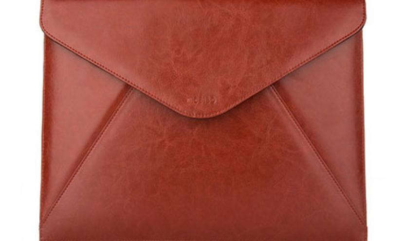 Enjoy 55% Off on the Mosiso Envelope PU Leather Laptop Sleeve!