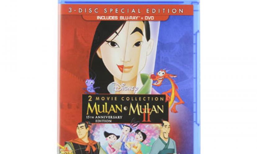 Watch this 2 Movie Collection of Mulan and Mulan Two for 43% Off!