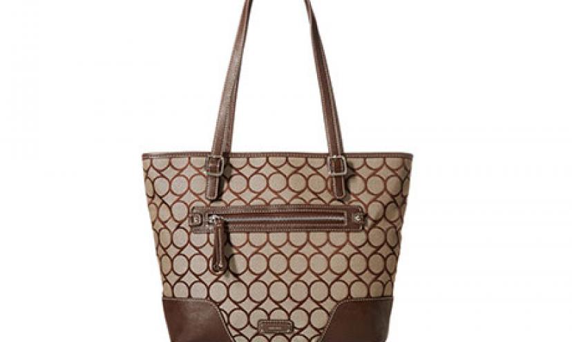 Save 49% Off The Nine West 9S Jacquard Tote Bag!